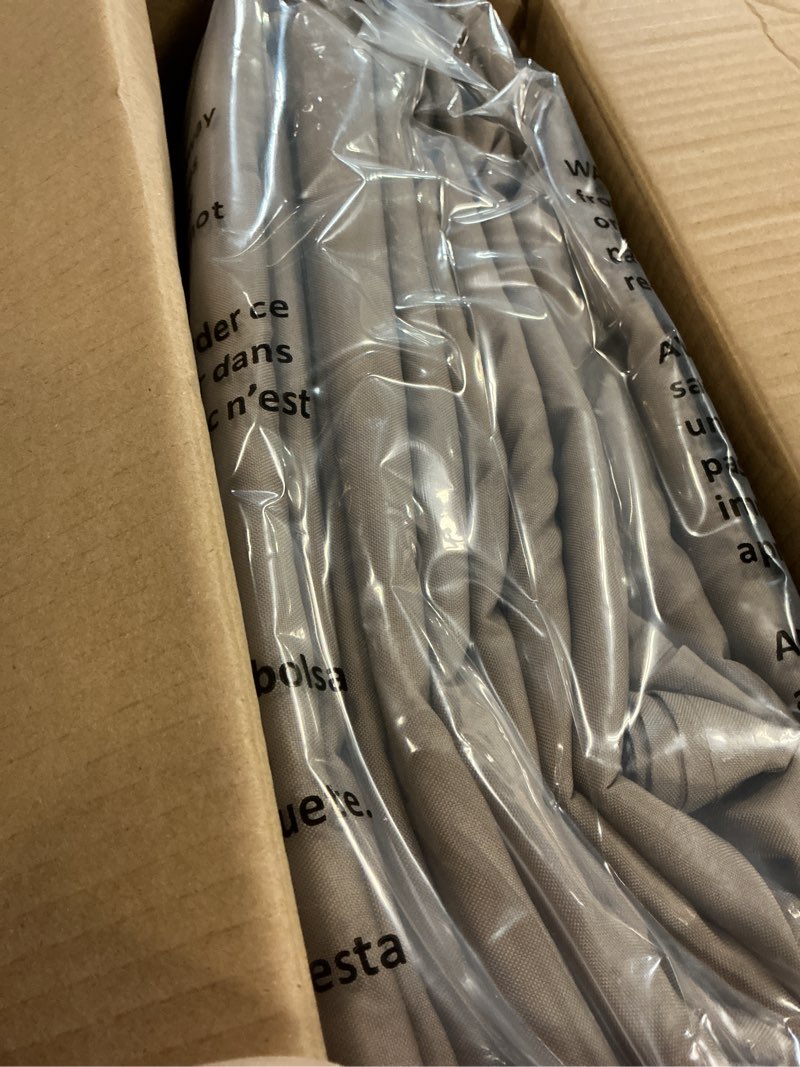 Condition photo showing Good Condition for COWVIE 4-Panel 10' x 10' Gazebo Replacement Curtains, Patio Privacy Sidewalls with Double Zipper, Replacement for Outdoor Gazebo Canopy (Curtain Only) Light Coffee 10'x10'