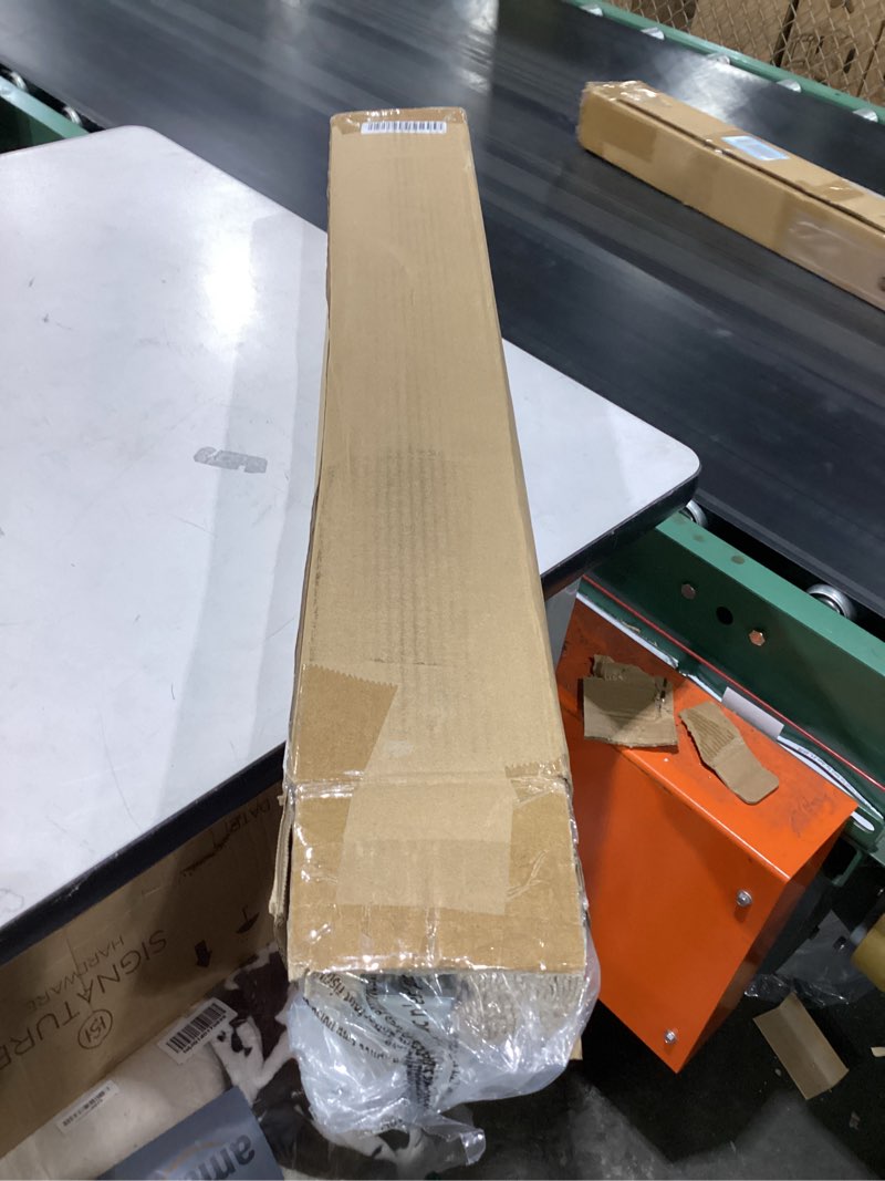 Condition photo showing Good Condition for unishades no drill cordless bamboo roman shades, 29.5×64 in, off white | natural material, light filtering, easy install ?thin bamboo strips?off white 29.5" w × 64" h