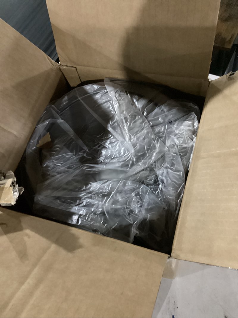 Condition photo showing New/Like New for Mbillion Small Trash Can with Swing Lid 4 Gallons/15 Liter, Mini Trash Can with lid, Stainless Steel Cylindrical Garbage Can for Home and Office, for Ground and Desktop(Brushed Silver) Brushed Silver 15L