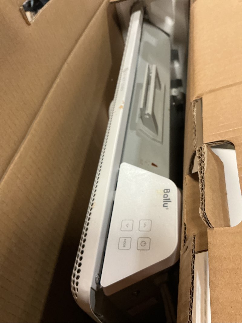 Condition photo showing As Is for Ballu Convection Panel Space Heater for Large Room,1500W Electric Heater with Programmable Thermostat,WiFi App Control,Standing or Wall Mount,Smart Quiet Heater for Indoor Use,Works with Alexa,White Standard White