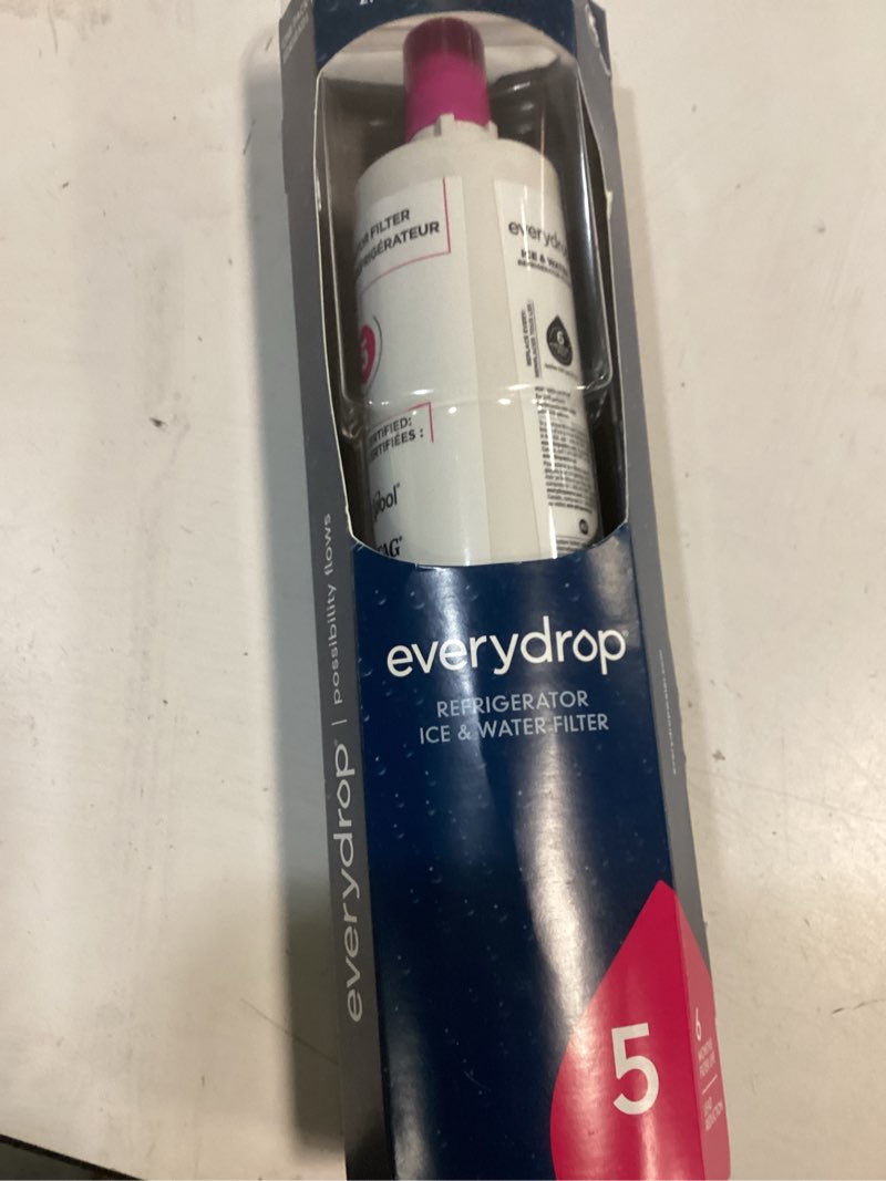 Condition photo showing New/Like New for everydrop® by Whirlpool Ice and Water Refrigerator Filter 5, EDR5RXD1, Single-Pack 1 Count (Pack of 1)