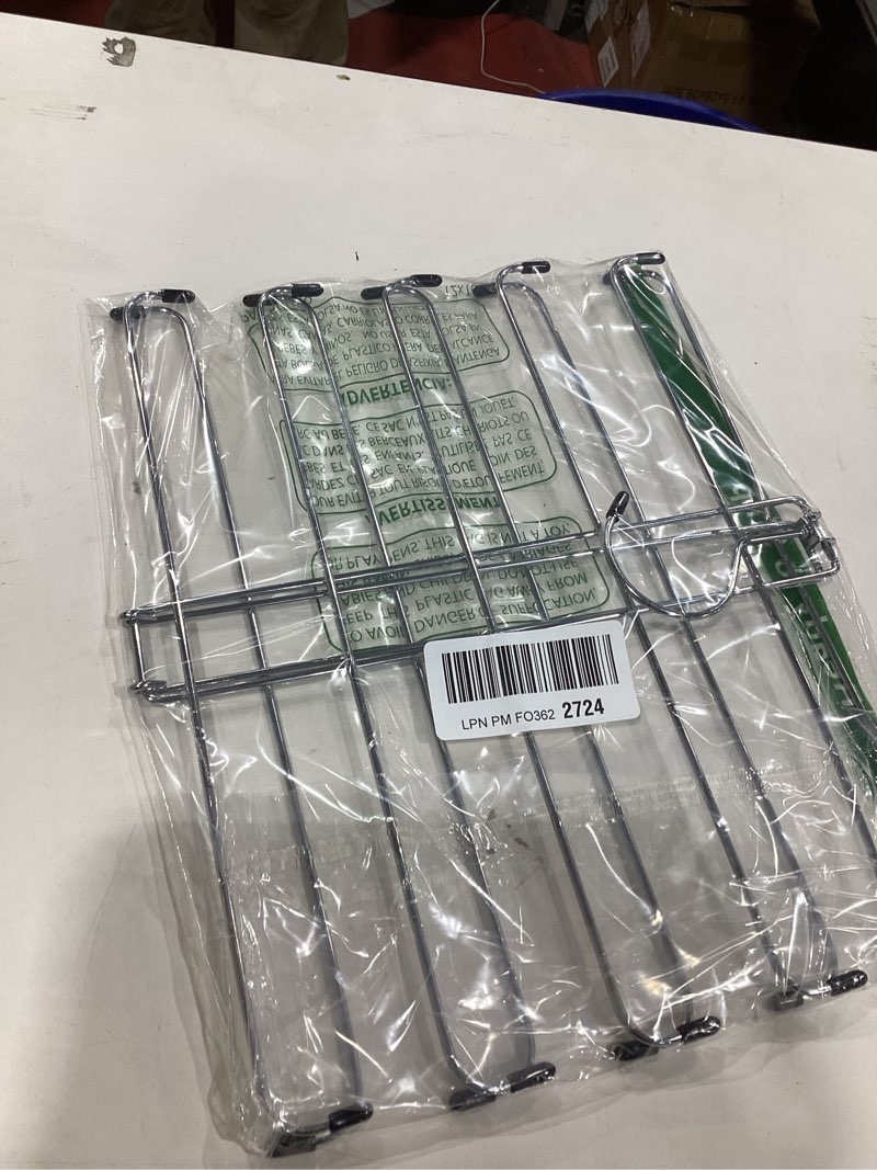 Condition photo showing New/Like New for Scarf Hanger for Closet, 20 Large Capacity Scarf Organizer, Space Saving Scarf Holder Hijab Rack Closet Organizers and Storage, Silver 1 Pack