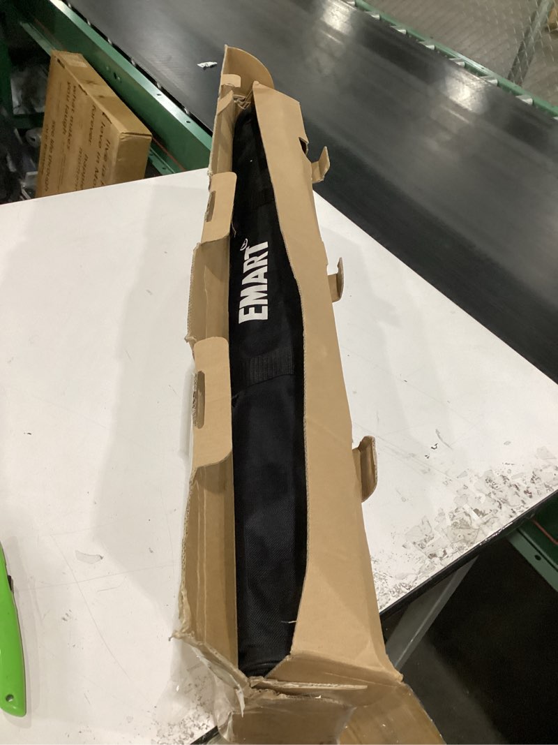 Condition photo showing Good Condition for EMART Backdrop Stand 10x7ft(WxH) Photo Studio Adjustable Background Stand Support kit with 2 Crossbars, 8 Clamps, 2 Sandbags and Carry Bag for Parties, Events Decoration, Wedding, Photography 10x7ft Black