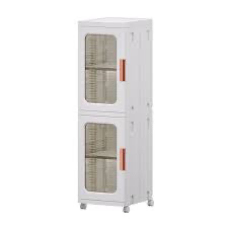 CXCJAI Narrow Cabinet With Doors and Shelves - Tall Skinny Bathroom Storage Kitchen Organizer With A