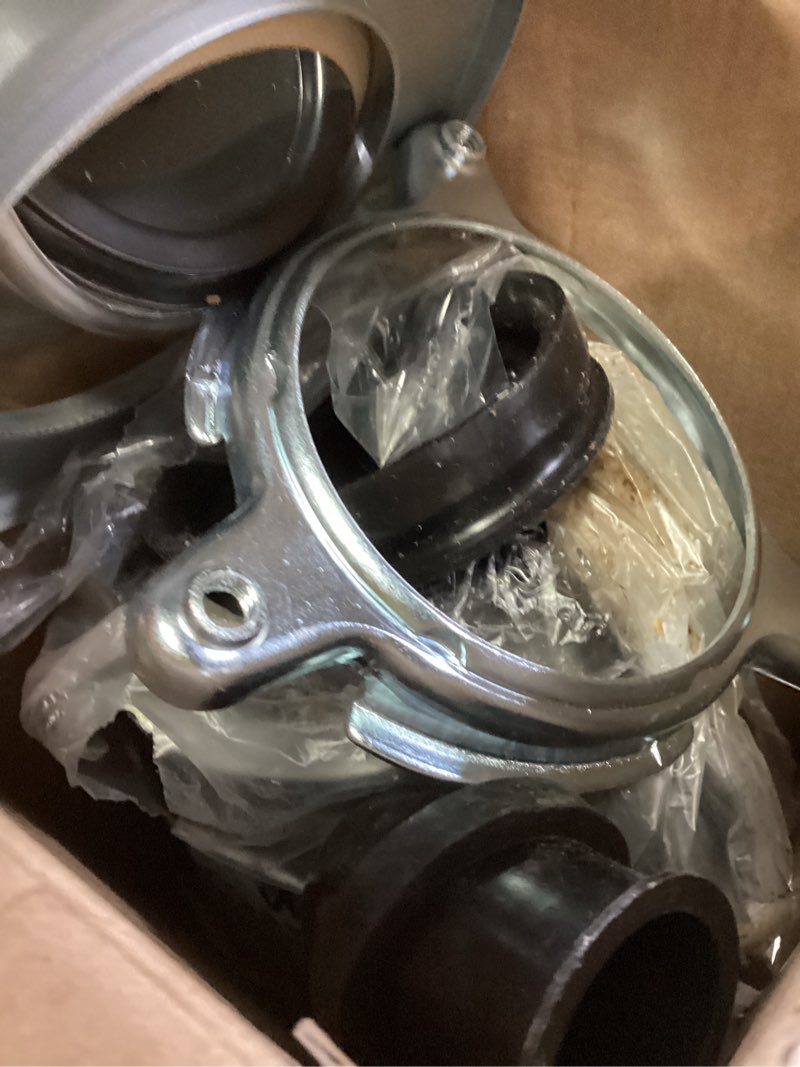 Condition photo showing As Is for moen gt33c lite series 1/3 horsepower continous feed garbage disposal featuring fast track technology, power cord included 1/3 hp professional