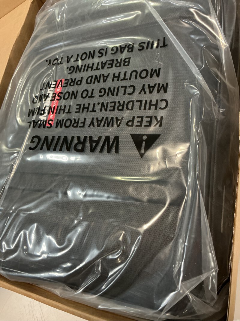 Condition photo showing New/Like New for Fireproof Document Box, Hard Case Fireproof Document Organizer with Lock, Water Resistant Safe Box for Important Documents Certificates Laptop Passports, Black