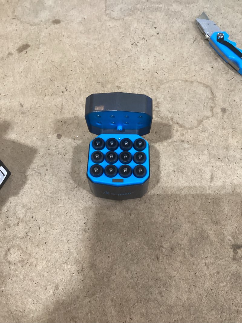 Condition photo showing New/Like New for artman rechargeable lithium aa batteries 12 pack with 12-slot charger, 3600mwh 1.5v high power aa lithium batteries for blink outdoor camera, rechargeable double a battery with 2000+ cycles (blue)
