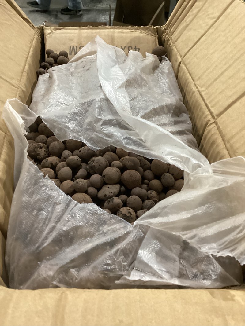Condition photo showing New/Like New for riare 16 lbs organic expanded clay pebbles - 4mm-16mm natural leca balls lightweight hydroponic clay pebbles aggregate for indoor plants, hydroponic growing, plants drainage, aquaponics 16lb