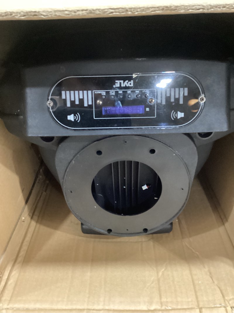 Condition photo showing As Is for Pyle Wireless Portable PA Speaker System - 700 W Battery Powered Rechargeable Sound Speaker and Microphone Set with Bluetooth MP3 USB Micro SD FM Radio AUX 1/4" DJ lights - For PA / Party Basic Karaoke Speaker System