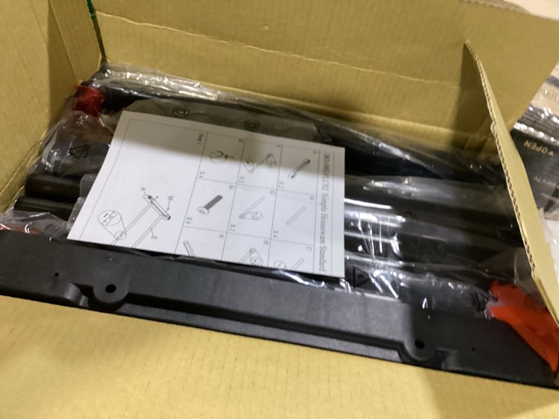 Condition photo showing New/Like New for simple houseware double rod portable clothing hanging garment rack