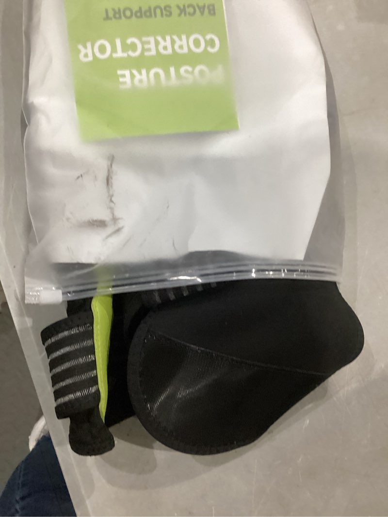 Condition photo showing Good Condition for posture corrector for women and men, invisible full back support brace with enhanced breathable mesh, shoulder straightener for back & neck pain relief, scoliosis & posture improvement, medium black m (waist 30.70"-37.79")