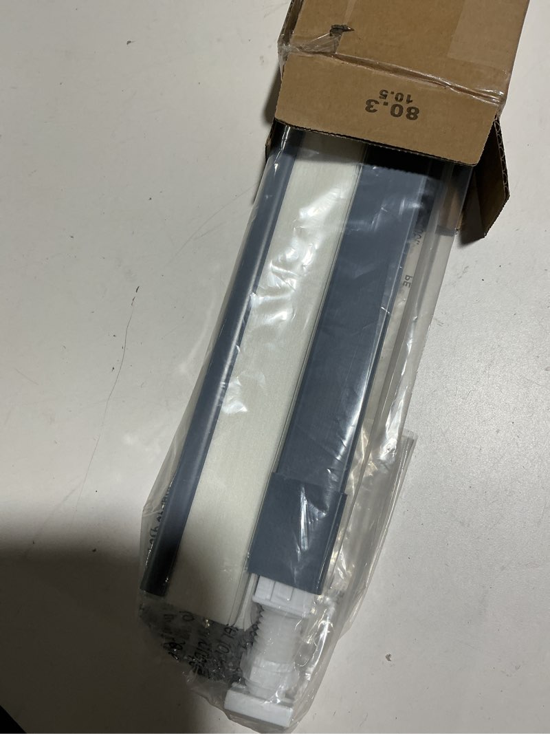 Condition photo showing Good Condition for LazBlinds Cordless Cellular Shades, No Tools No Drill Light Filtering Honeycomb Shades Pleated Blinds for Windows, 32'' W x 48'' H, Dark Grey Light Filtering-dark Grey 32'' W x 48'' H