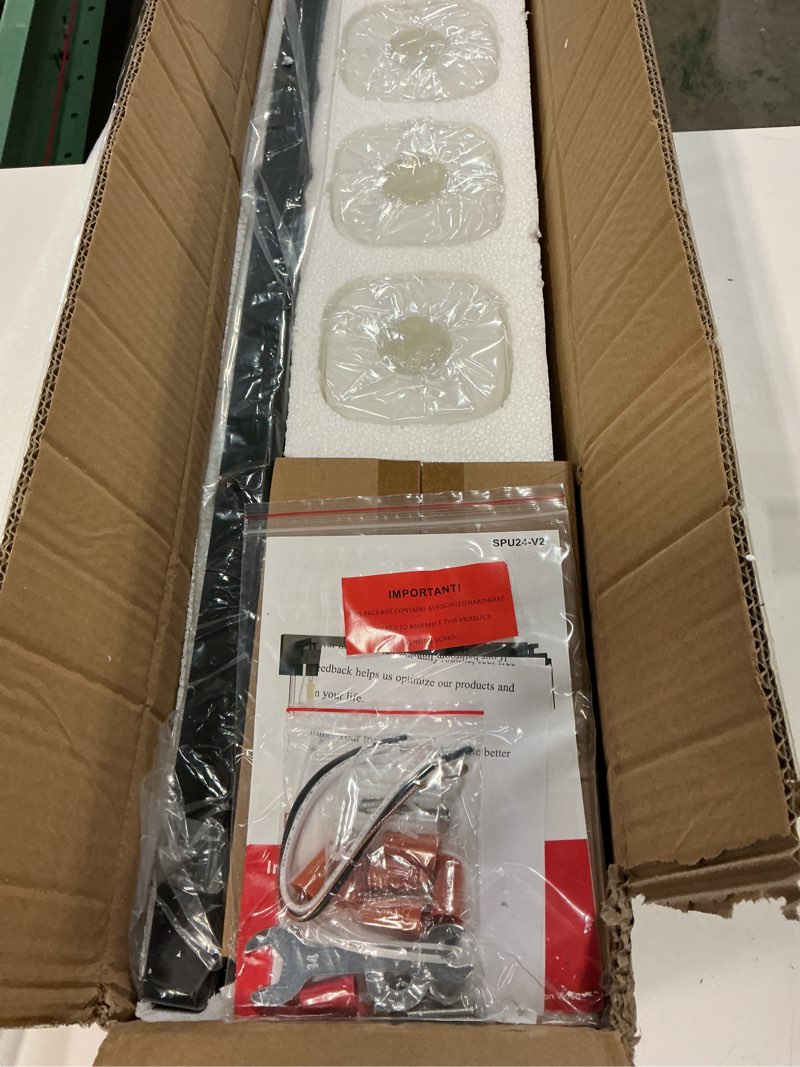 Condition photo showing New/Like New for izorro bathroom vanity light fixture, 4-light 30 inch matte black bathroom light fixtures over mirror, with clear glass shade, modern farmhouse vanity lights, rustic restroom lighting fixtures black-clear glass shade 30 inch-4-light