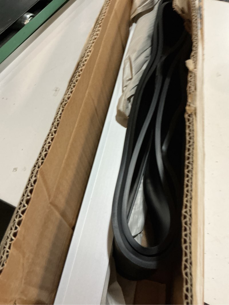 Condition photo showing Good Condition for heavy-duty u+o garage door seals bottom rubber with aluminum track retainer base + 5cm brush combination kit 10 feet black(rodent proof steel wool)