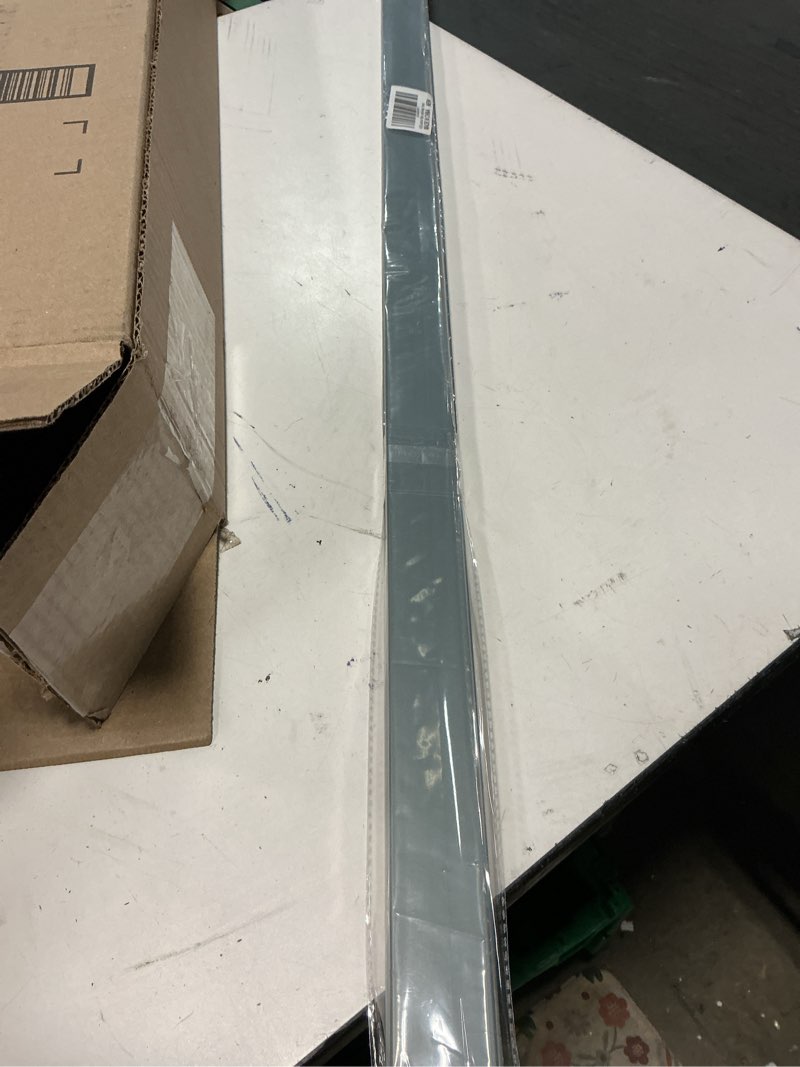 Condition photo showing Good Condition for 4pcs grey t molding floor transition strip, 4ft x 1.6in aluminum laminate transition strip for flooring - floor flat divider strip doorway edge trim for joining floor gaps, threshold 4ft x 1.6in grey 4