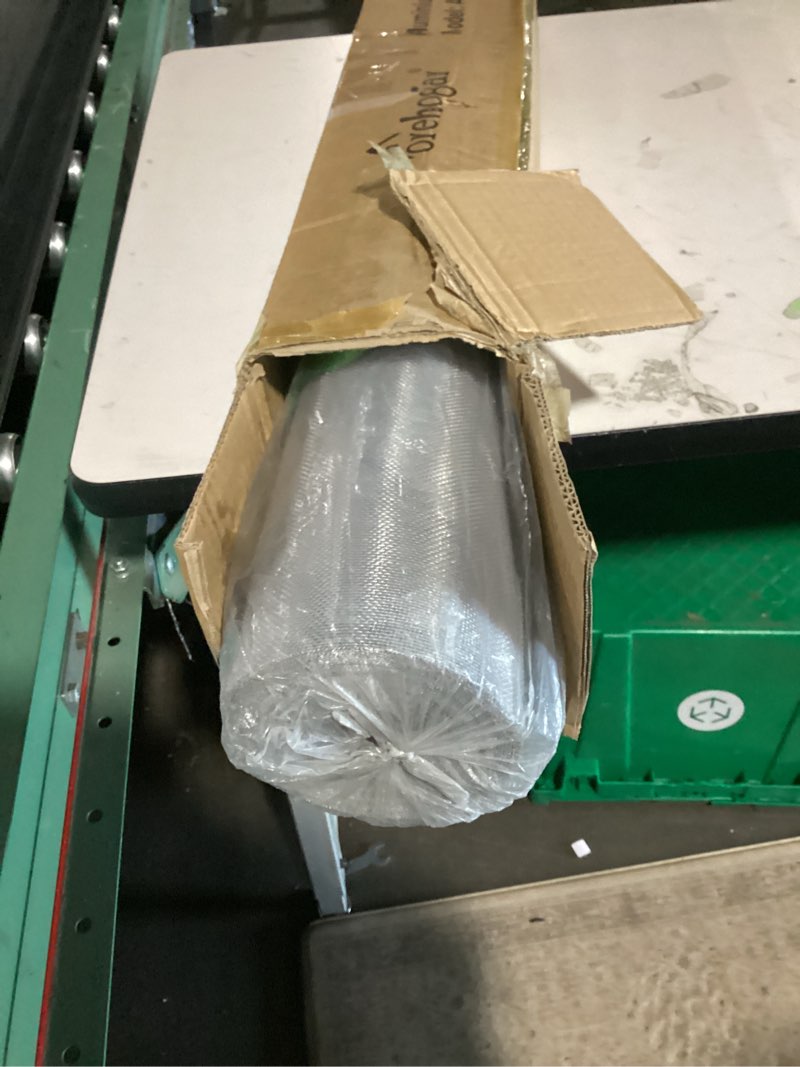Condition photo showing New/Like New for forehogar aluminium window screen mesh, 3'x100' replacement mosquito net roll for sliding door repair, insect screening proof for patio, porch, balcony, durable resistant house diy, silver