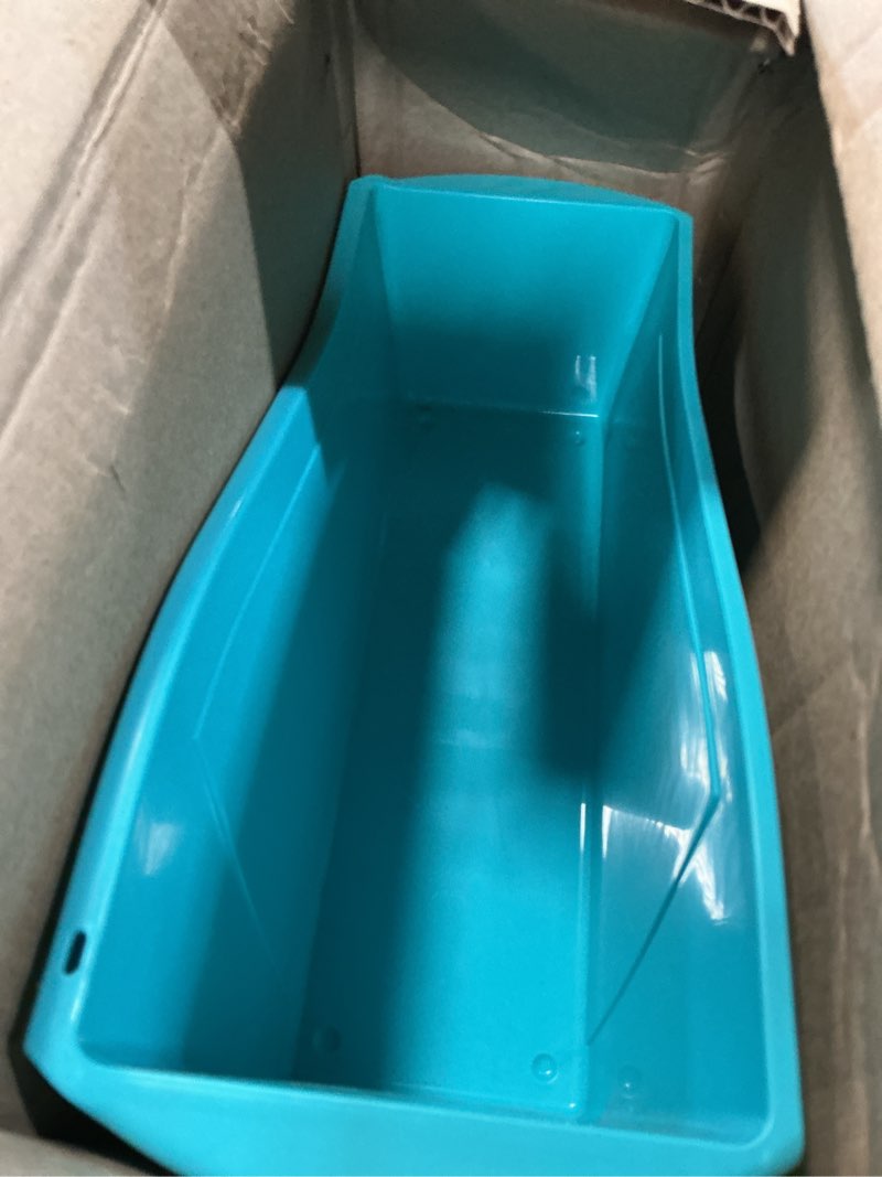 Condition photo showing Good Condition for 5-pack large book bin in teal - perfect organizer for classroom, office & home