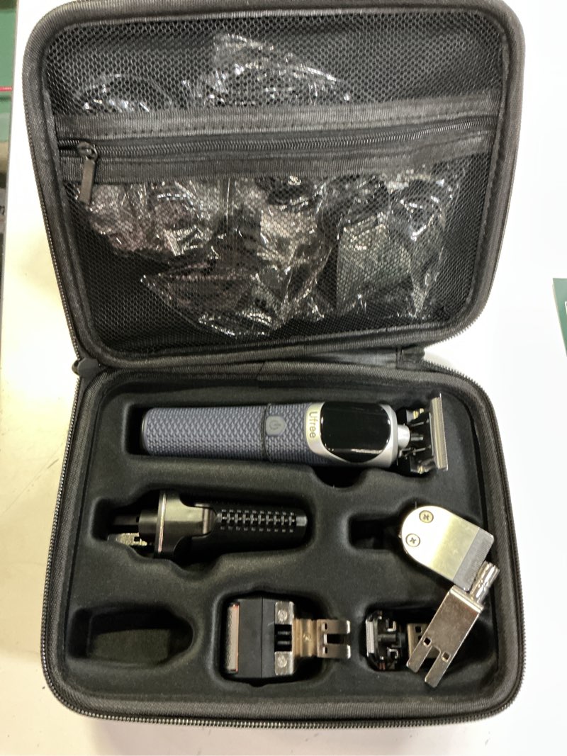 Condition photo showing Good Condition for ufree 6-in-1 professional beard trimmer for men, ipx6 waterproof electric shaver razor, cordless body hair trimmer for mustache, nose, type-c mens gooming kits, birthday valentines gifts for him