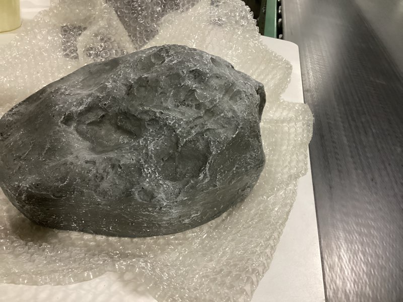 Fake Rock for Outdoor Garden Landscape Décor - Durable Faux Rock - 11.5 x 7.5 x 5.5 Inches