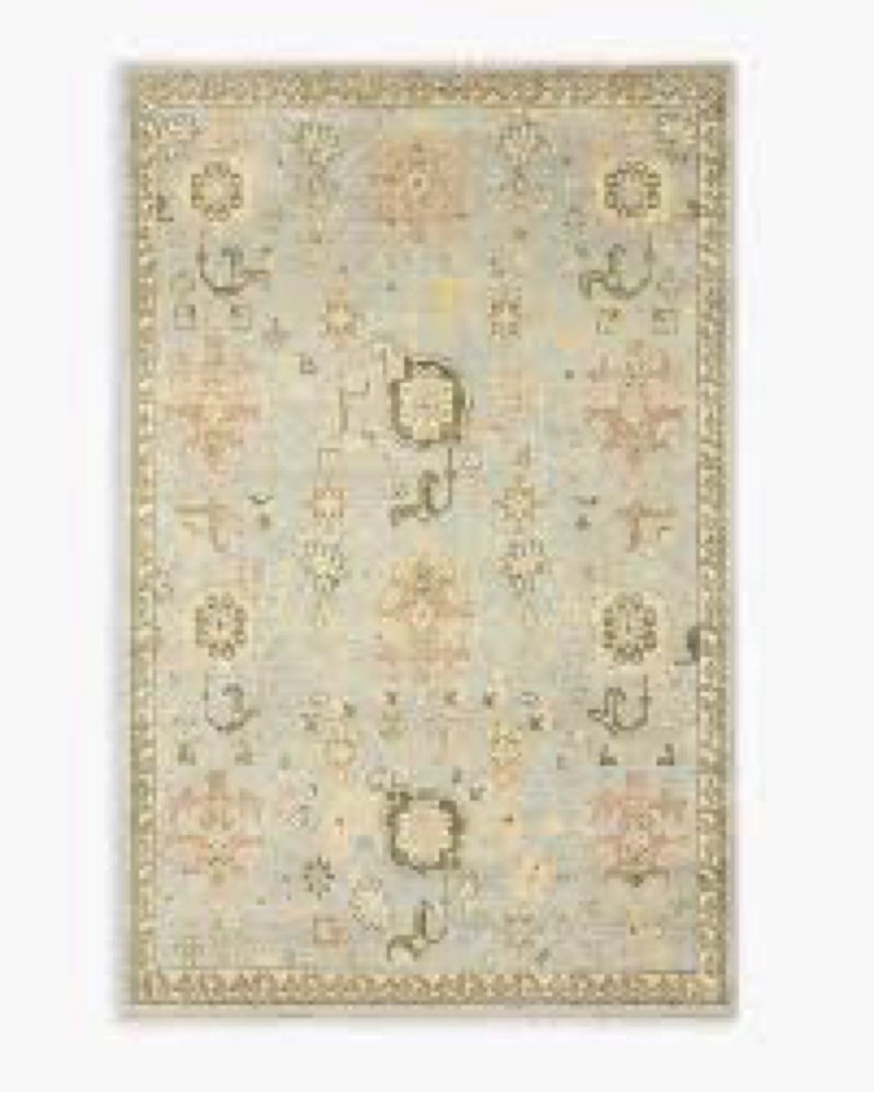 saoirse hand-knotted wool rug, tan, 9' x 12'
