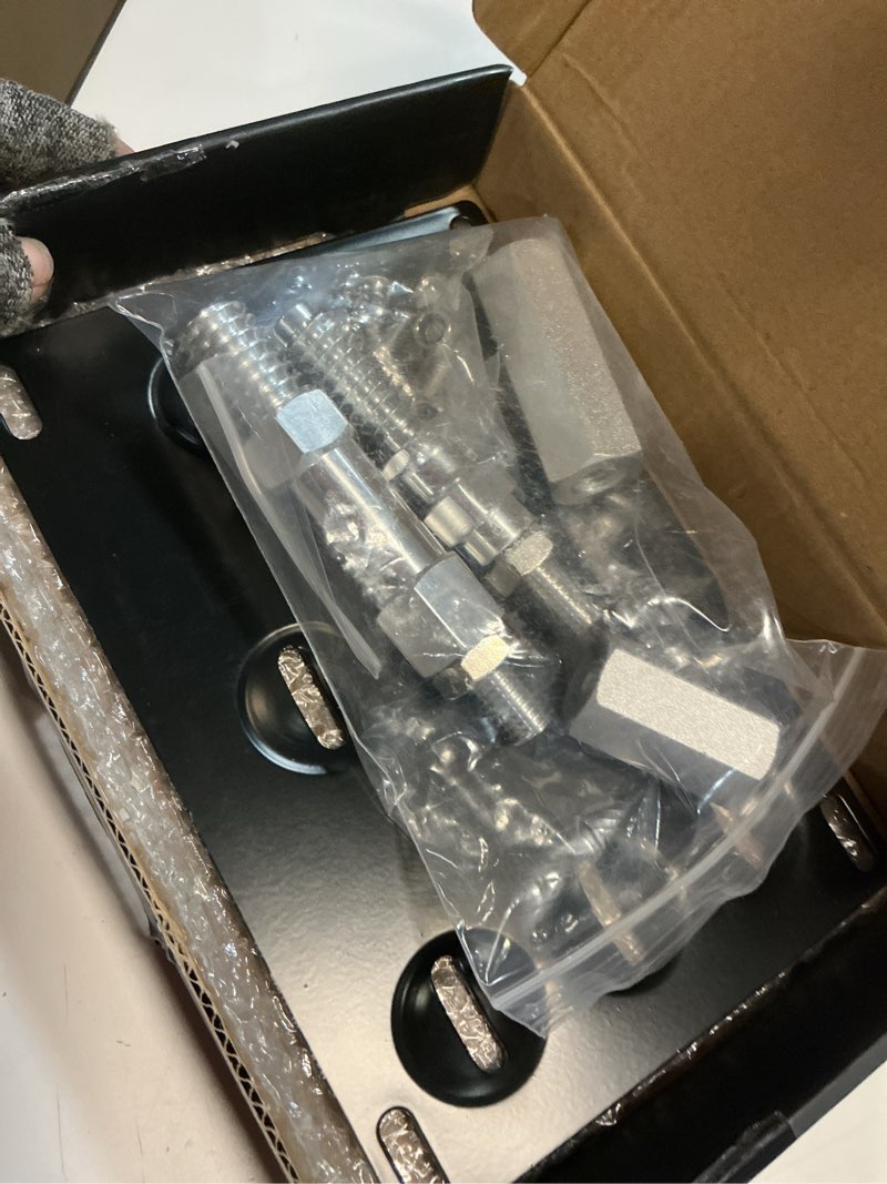Condition photo showing Good Condition for runmade front bumper tow hook adapater license plate mounting bracket holder compatible with bmw e39 e46 e90 e91 e92 e93 e70 e71 f10 f30