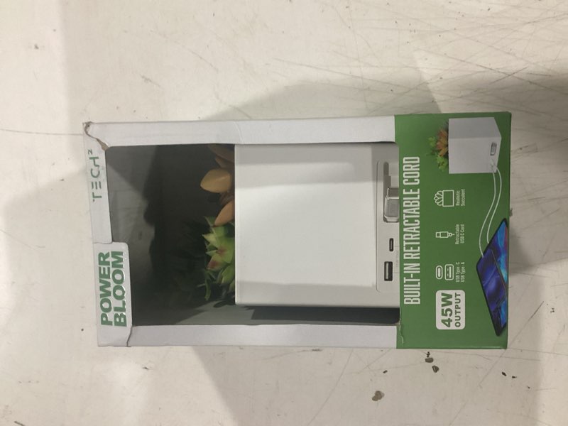 Condition photo showing Good Condition for tec-h2 power bloom charging decorative plant with built-in retractable usb-c cable
