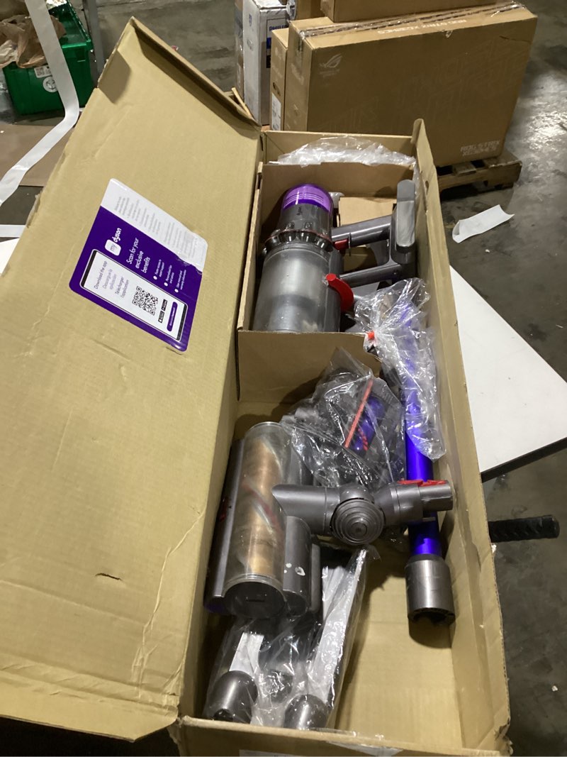 Condition photo showing As Is for Dyson V11 Origin Cordless Vacuum, Nickel/Blue