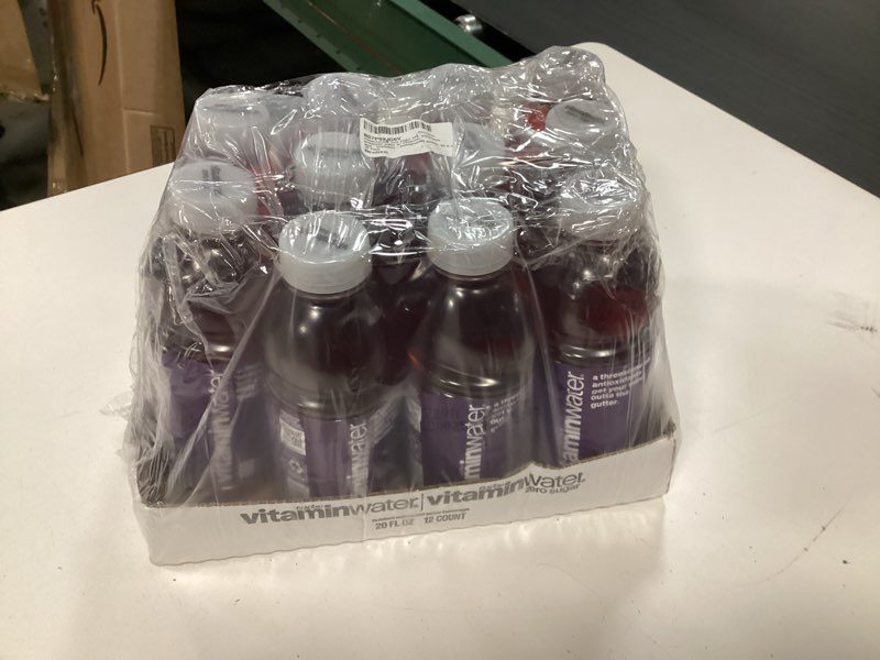Condition photo showing New/Like New for vitaminwater XXX Acai-Blueberry-Pomegranate Zero Sugar, Flavored Water Beverage, 20 fl oz Bottles, 11 Pack Zero Sugar XXX Açai Blueberry Pomegranate 20.05 Fl Oz (Pack of 11)  BEST BY: 12/08/2025