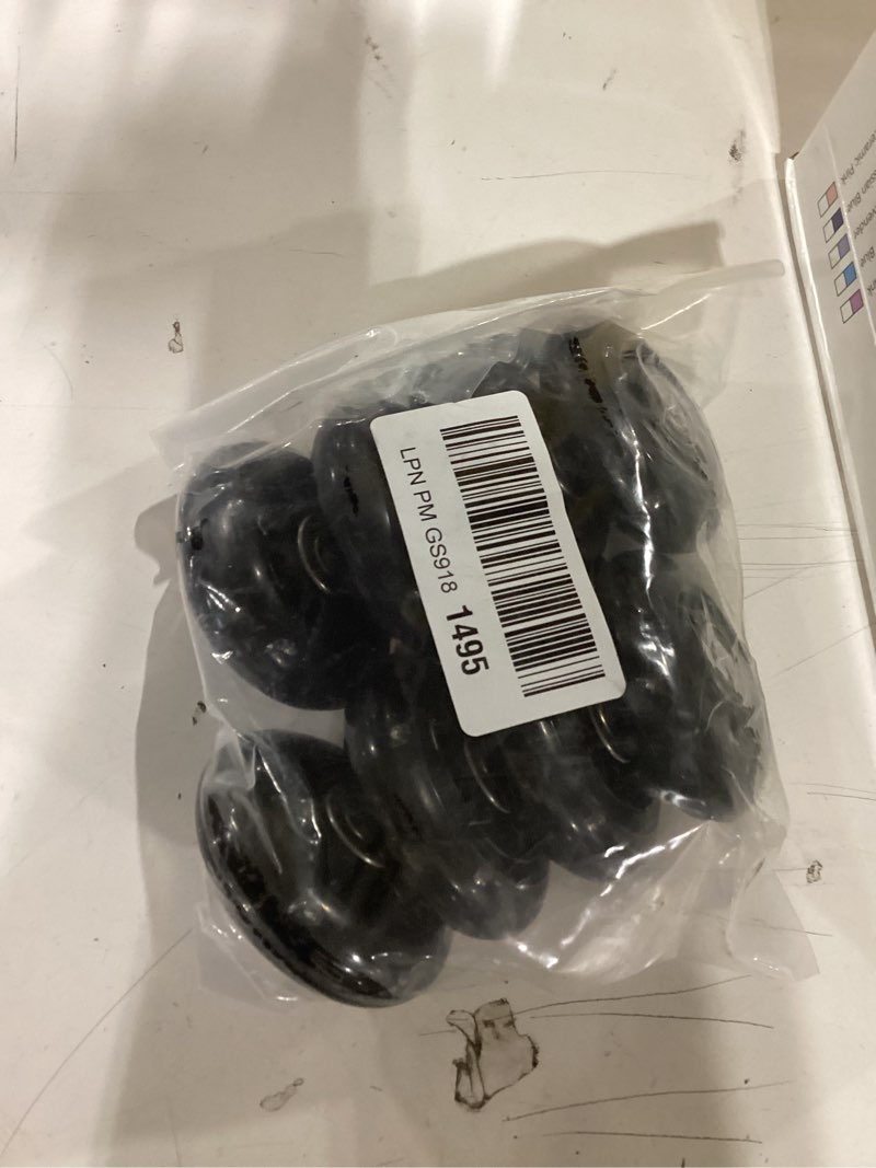 Condition photo showing New/Like New for 8pcs inline skate wheels led light-up wheels 64/70/72/76/80mm w/bushings 85-88a for kids and youth beginners children's inline skates indoor/outdoor use (black, 70mm) 70mm black