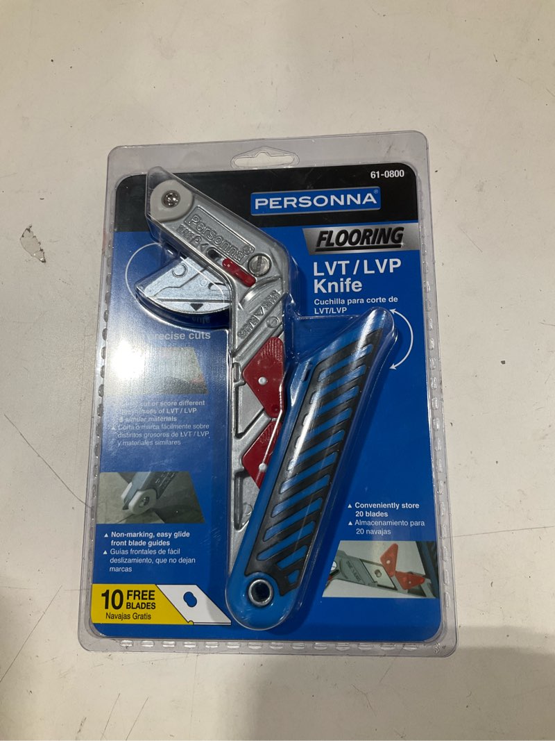 Condition photo showing As Is for personna lvt/lvp flooring knife laminate flooring cutter