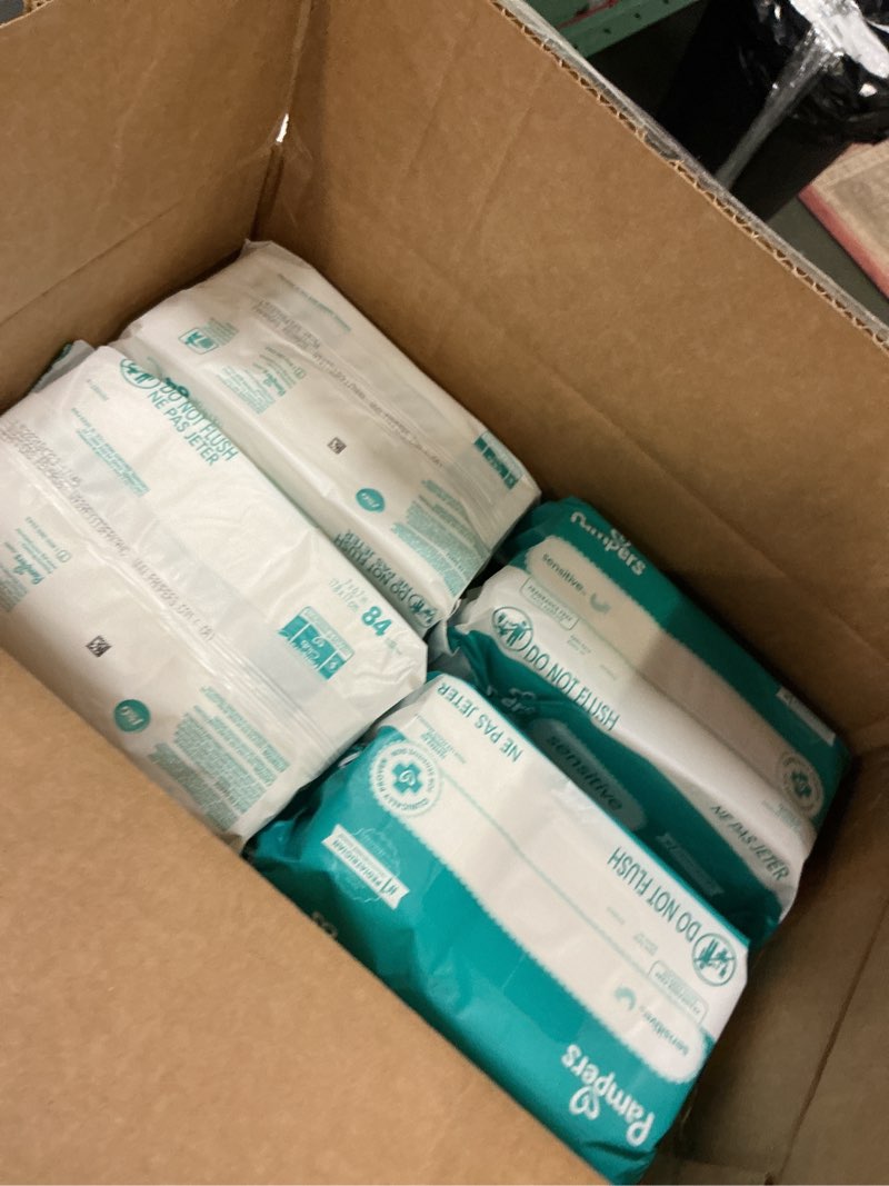 Condition photo showing New/Like New for Pampers Sensitive Baby Wipes - 1008ct