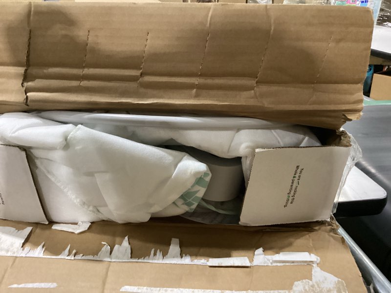 Condition photo showing As Is for ingenuity keep cozy 3-in-1 grow with me vibrating baby bouncer, seat & infant to toddler rocker, vibrations & -toy bar, 0-30 months up to 40 lbs (weaver)