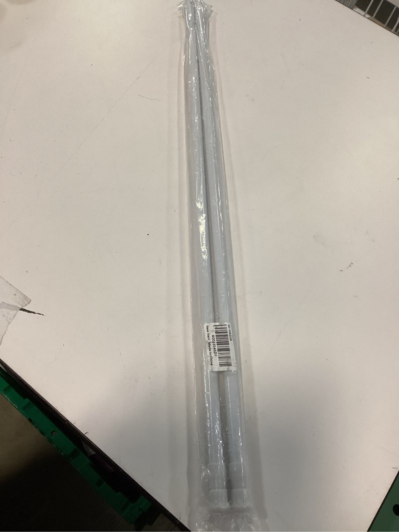 Condition photo showing As Is for Ginbel Direct 2 Pack Tension Curtain Rod 28-48 Inch, Small Short Adjustable Extendable Spring Loaded