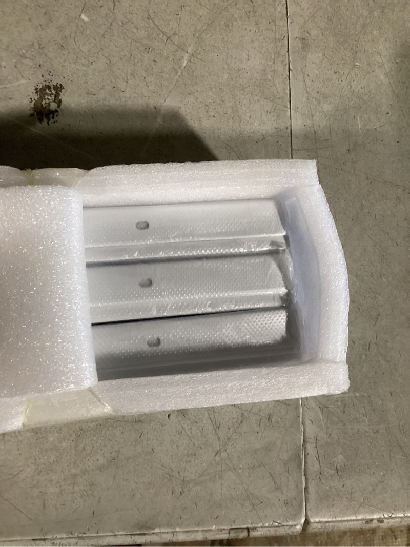 Condition photo showing Good Condition for solokos room divider ceiling track set for curtains with hooks, corner connectors(set of 2) and top brackets curtain rail system (12-18 ft track set) white white-1 12-18 ft