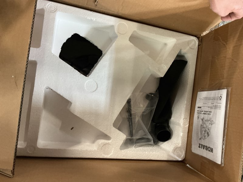 Condition photo showing Good Condition for kobalt compact 10-in 15-amp dual bevel sliding compound corded miter saw