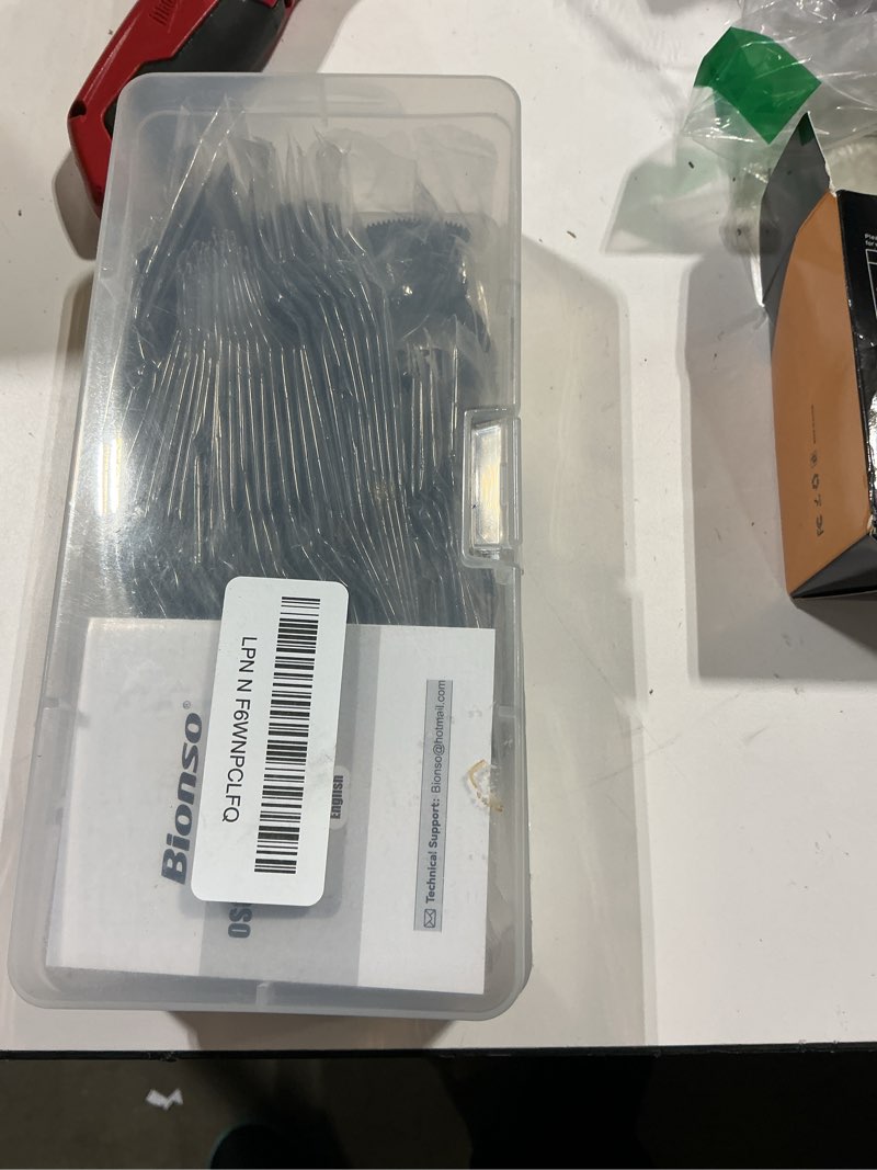 Condition photo showing Good Condition for bionso 35pcs oscillating tool blade cuts wood and metal, sharp and durable titanium multitool blades, multi tool blades kits, oscillating saw blades fit dewalt milwaukee ryobi makita worx rockwell
