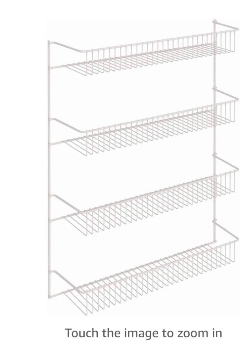 ClosetMaid 8033 4-Tier Wall Rack, 18-Inch Wide