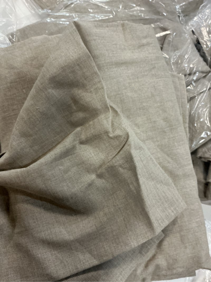 Condition photo showing New/Like New for european linen curtain, 48x84, dark flax