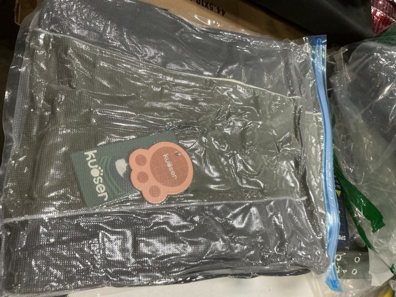 Condition photo showing New/Like New for Kuoser Large Dog Coat, Winter Waterproof Dog Jackets for Large Dogs, Reflective Doggie Vest with Leash Hole, Cold Weather Coats Pet Snow Jacket for Labrador Beagle, Green XXL XXL (Chest Girth: 29.9-35.4'') Green