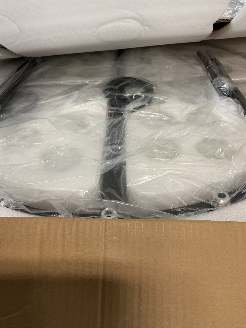Condition photo showing New/Like New for 32-lights crystal chandelier | dia 33 inch round chandeliers for dining room over table | black dining room light fixture apply to living room | kitchen island | foyers | 32 x g4 bulbs (included) black round d33'' 32-lights