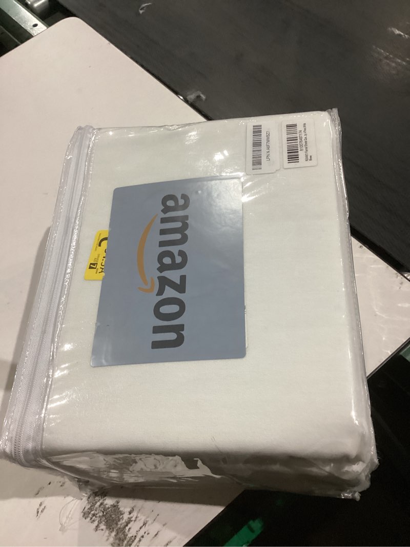 Condition photo showing New/Like New for RUVANTI 100% Cotton Flannel Sheets Twin Size - 3 Piece Warm, Soft & Breathable, Deep Pocket, Double Brushed Cozy All Season Bedding Set, White White Twin