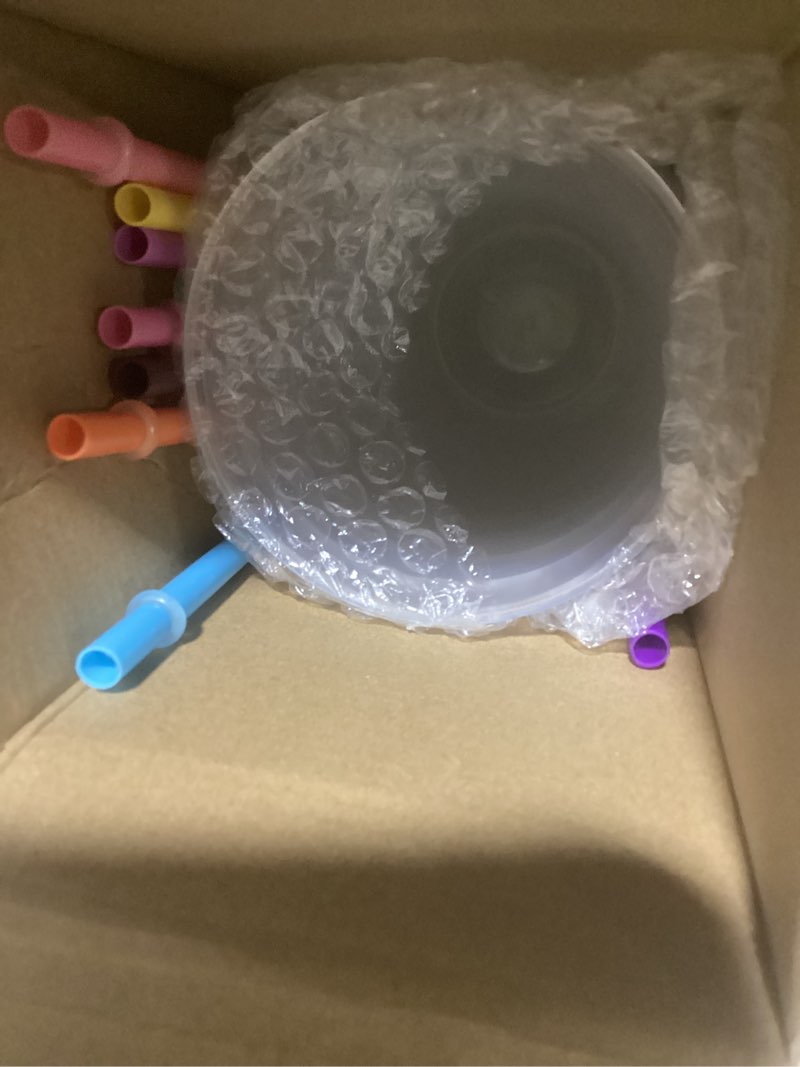 Condition photo showing New/Like New for mifoci 12 pcs plastic tumbler with lids and straws reusable plastic tumblers bulk mug tumbler with straw and lid tumbler ice cold drinking cup for water smoothie birthday party (multi color,24oz) multicolor 24oz