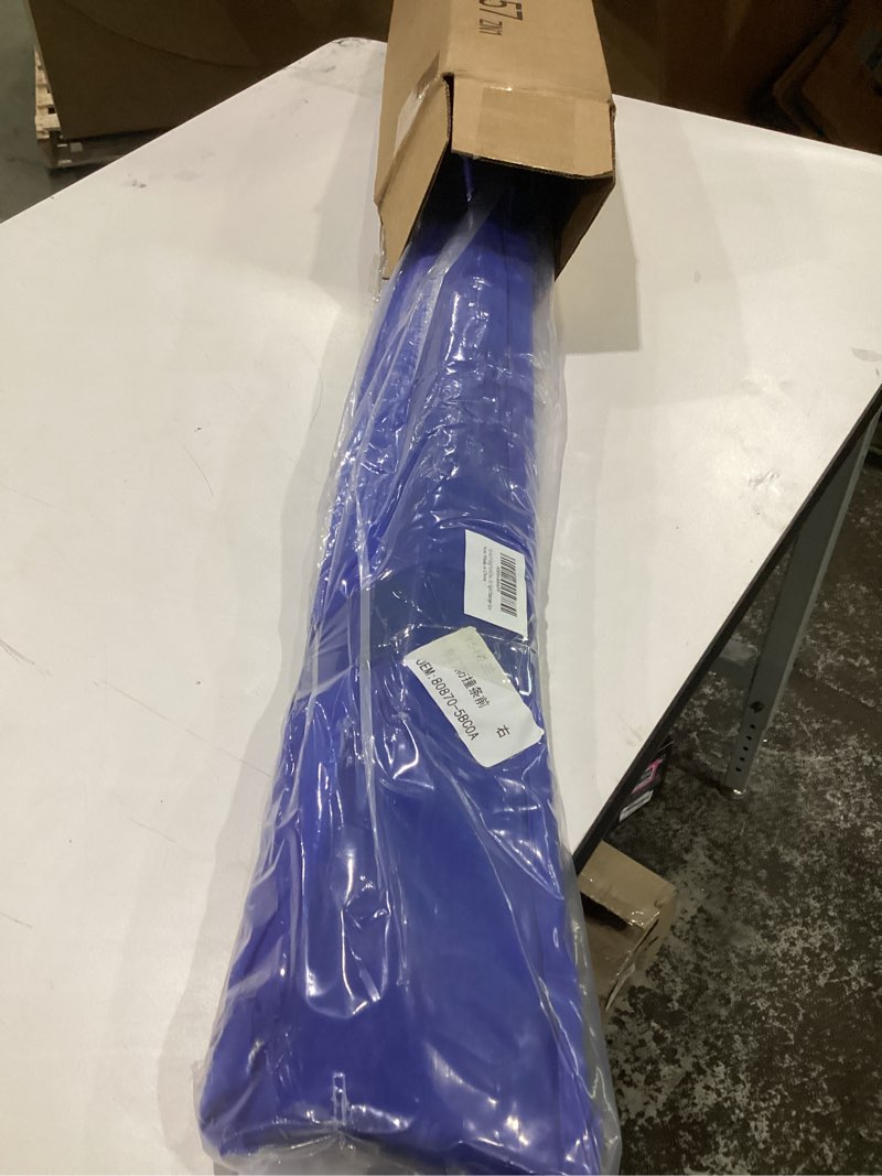 Condition photo showing As Is for front door lower molding trim panel fit for nissan murano 2015 2016 2017 2018 2019 2020 2021 2022 2023, right passenger side