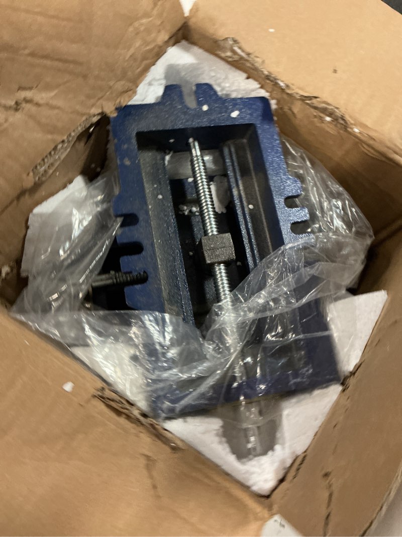 Condition photo showing Good Condition for 5 Inch Cross Slide Drill Press Vise 2 Way X-Y Heavy Duty Clamp Machine Cross Slide Vise Fit for Clamping Workpiece Processing