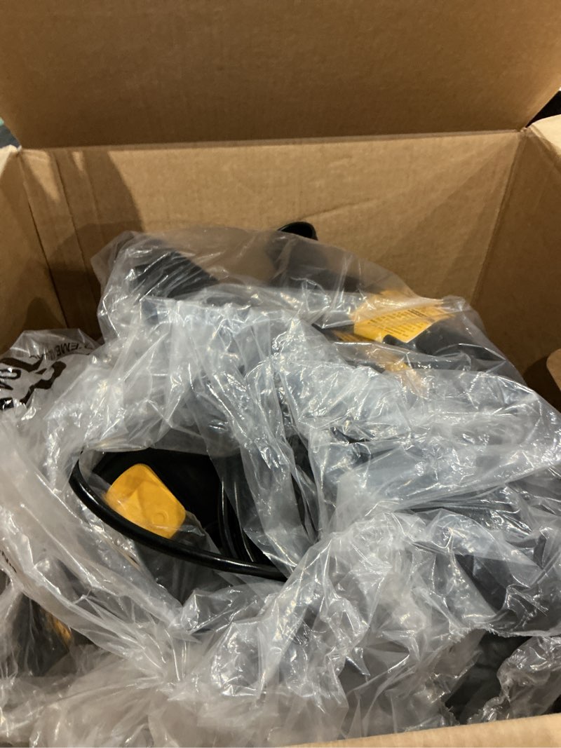 Condition photo showing As Is for dewalt stealthsonic quiet 9-gallon 5-hp corded wet/dry shop vacuum with accessories included