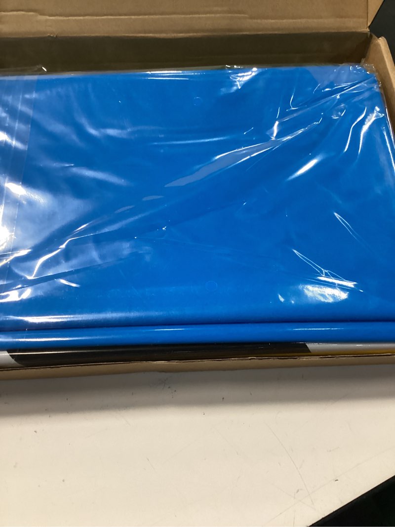 Condition photo showing Good Condition for kinlop 12 pcs cartoon tablecloth round 84 inch blue sky and white cloud tablecloth plastic disposable cow table cover waterproof for baby shower party dinner (blue yellow green) blue yellow green 12