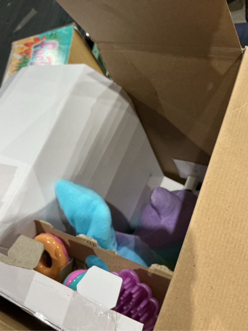 Condition photo showing As Is for (incomplete, missing pieces)furreal wavy the narwhal interactive animatronic plush toy, electronic pet, 80+ sounds and reactions, ages 4 and up