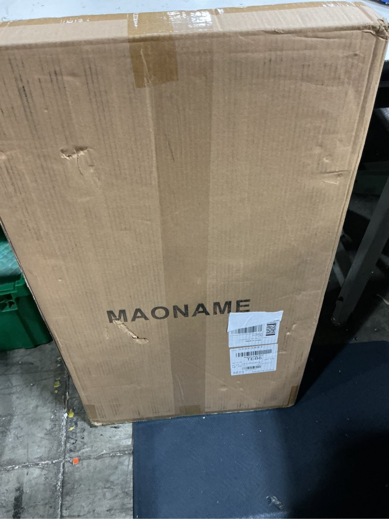 Condition photo showing New/Like New for maoname extra large ottoman tray, 32 x 18 inches wooden serving tray for with handles, acacia wood serving platter trays for living room, breakfast 32" x 18" x 2.6" brown