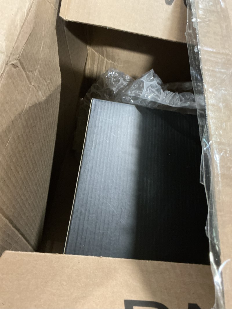 Condition photo showing Good Condition for Matte Black Round Compact Trash Can Mini, 2 Gallons / 7.5L Garbage Bin, Tiny Wastebasket for Bathrooms, Office, Under Desk, Bedroom, Laundry Room, Kitchen, Kids Room, and Dorm