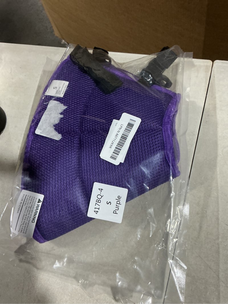 Condition photo showing Good Condition for Dog Cone Collar After Surgery, Adjustable Soft Recovery Cone for Small Dogs to Stop Licking, Light-Weight Comfortable Elizabethan Collar for Dogs Anti-Bite Lick Protective Wound S(Neck Girth:9.45"-11.81") Purple